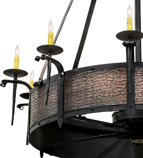 56 inch Costello 10 Light Chandel-Air detail view