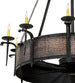56 inch Costello 10 Light Chandel-Air detail view