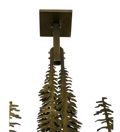 45" Tall Pines 3 Light Island Pendant - detail 10