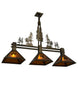 45" Tall Pines 3 Light Island Pendant - detail 3