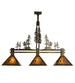 45" Tall Pines 3 Light Island Pendant - detail 7