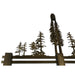 45" Tall Pines 3 Light Island Pendant - detail 9