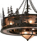 45" Elk Through the Trees Chandel-Air - detail 7