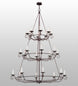 60" Estrella 24 Light Three Tier Chandelier hero view