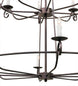 60" Estrella 24 Light Three Tier Chandelier detail view