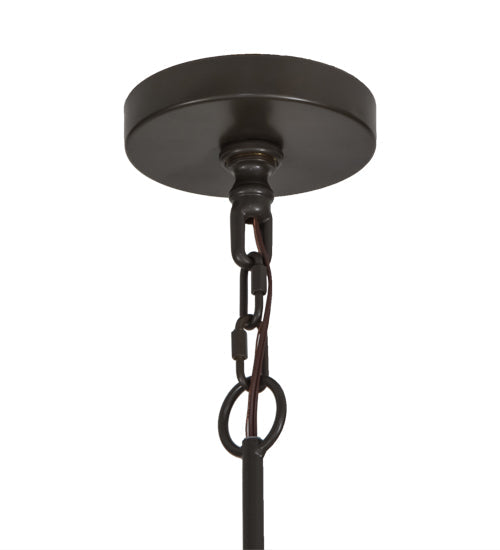 36" Polonaise 6 Light Chandelier detail view