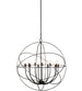 36" Atom Enerjisi 12 Light Chandelier detail view
