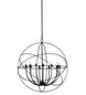 36" Atom Enerjisi 12 Light Chandelier detail view