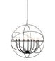 36" Atom Enerjisi 12 Light Chandelier detail view