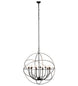 36" Atom Enerjisi 12 Light Chandelier detail view