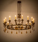 48" Peak 16 Light Chandelier hero view