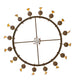 48" Peak 16 Light Chandelier detail view