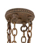 48" Peak 16 Light Chandelier detail view