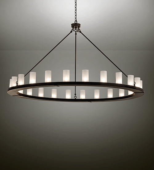72" Loxley 24 Light Chandelier hero view