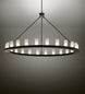 72" Loxley 24 Light Chandelier hero view