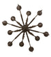48" French Elegance 12 Light Chandelier detail view