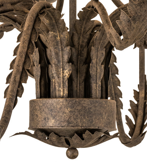 48" French Elegance 12 Light Chandelier detail view