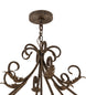 48" French Elegance 12 Light Chandelier detail view