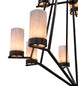 60" Galen 12 Light Two Tier Chandelier detail view
