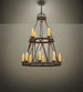 36" Lakeshore 12 Light Two Tier Chandelier hero view