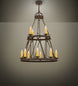36" Lakeshore 12 Light Two Tier Chandelier hero view