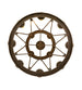 36" Lakeshore 12 Light Two Tier Chandelier detail view