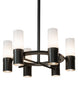 48" Farmington 6 Light Chandelier detail view
