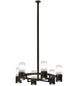 48" Farmington 6 Light Chandelier detail view