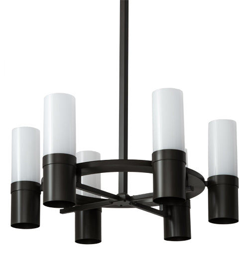 48" Farmington 6 Light Chandelier detail view