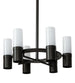 48" Farmington 6 Light Chandelier detail view
