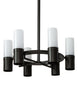 48" Farmington 6 Light Chandelier detail view