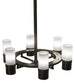 48" Farmington 6 Light Chandelier detail view