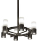 48" Farmington 6 Light Chandelier detail view