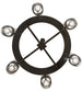 48" Farmington 6 Light Chandelier detail view