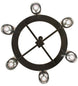 48" Farmington 6 Light Chandelier detail view