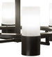 48" Farmington 6 Light Chandelier detail view