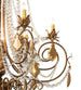 38" Minuet 12 Light Chandelier detail view
