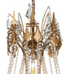 38" Minuet 12 Light Chandelier detail view