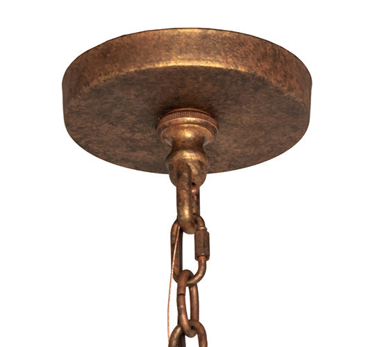 38" Minuet 12 Light Chandelier detail view