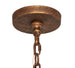 38" Minuet 12 Light Chandelier detail view