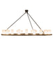 72" Loxley 24 Light Chandelier detail view