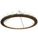 72" Loxley 24 Light Chandelier detail view