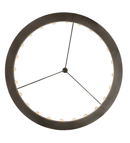 72" Loxley 24 Light Chandelier detail view
