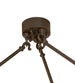 72" Loxley 24 Light Chandelier detail view