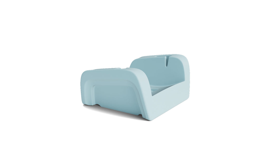 Signature Chaise Armrest Console - Frost