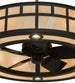 45 inch T Mission Chandel-Air detail view