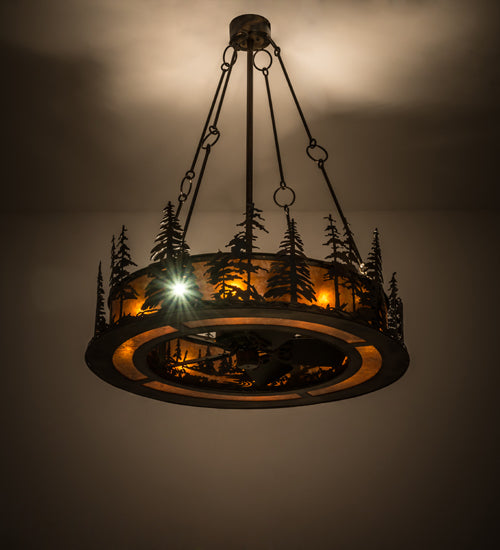 48 inch Tall Pines Chandel-Air detail view
