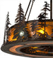 48 inch Tall Pines Chandel-Air detail view