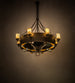 54 inch Parnella 8 Light Chandel-Air detail view