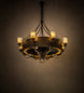 54 inch Parnella 8 Light Chandel-Air detail view